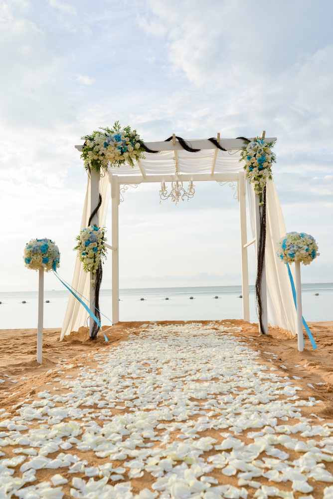 Beach Wedding Setup